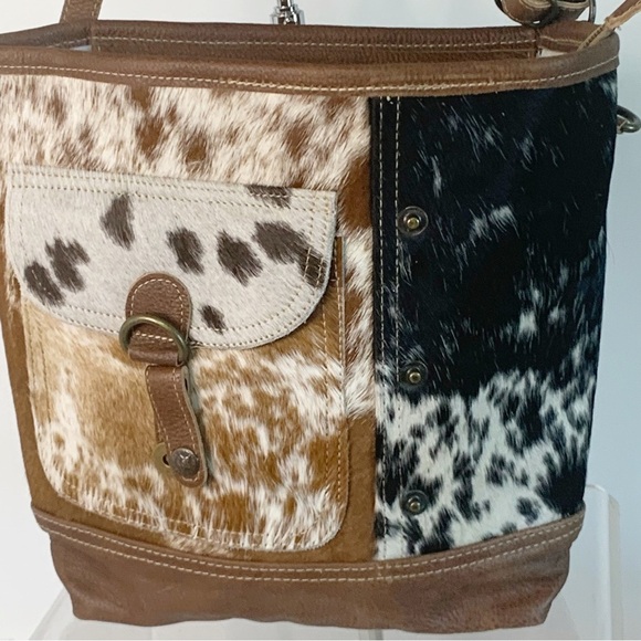 Myra Bag Multi Hides Shoulder Bag - Picture 1 of 9